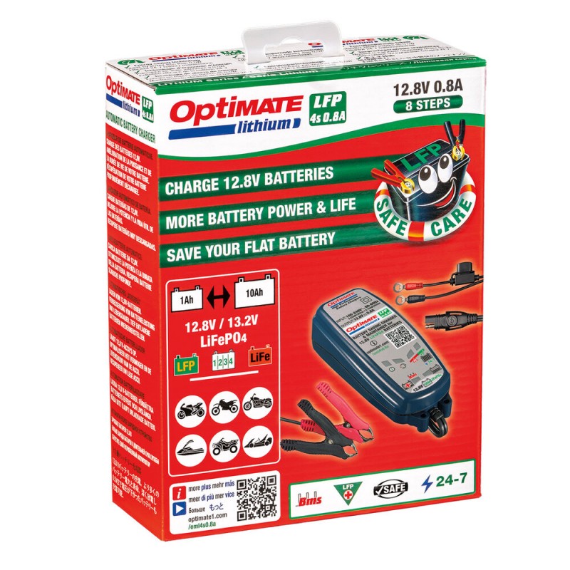 OptiMate Lithium 0.8A Battery Charger