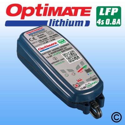 OptiMate Lithium 0.8A Battery Charger