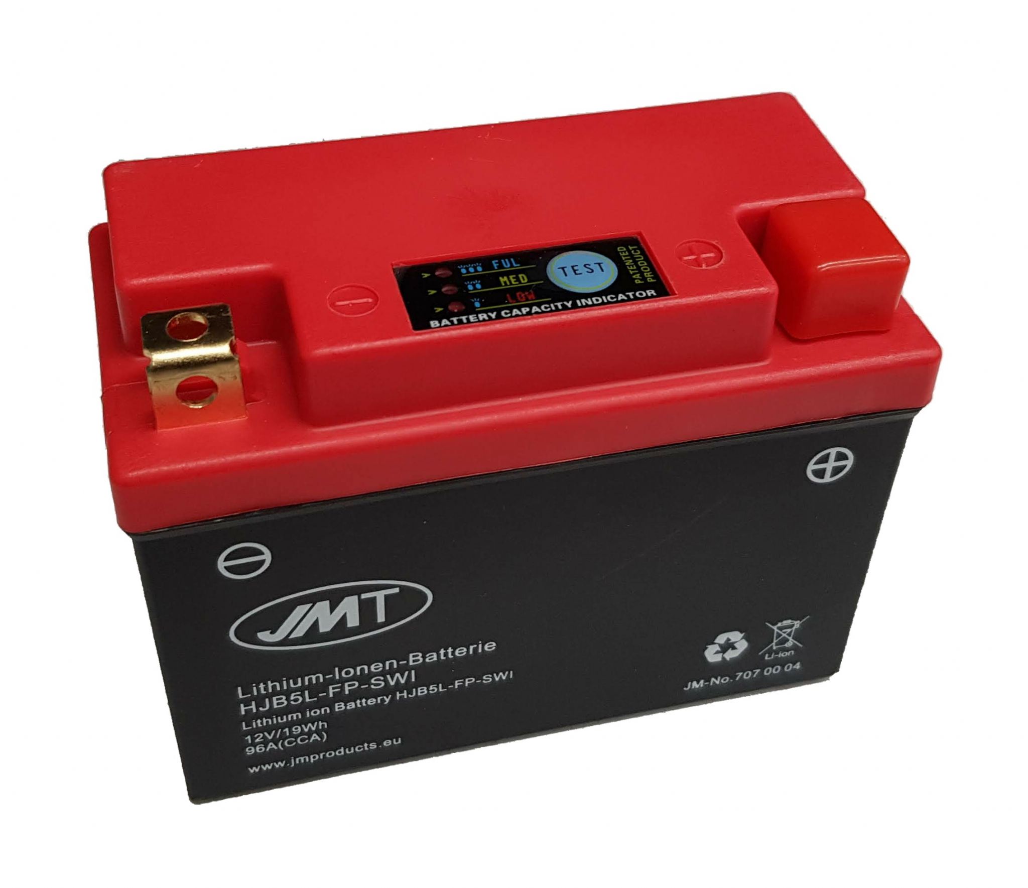 JMT LITHIUM-ION Batterie Moto hjb5-fp JMT